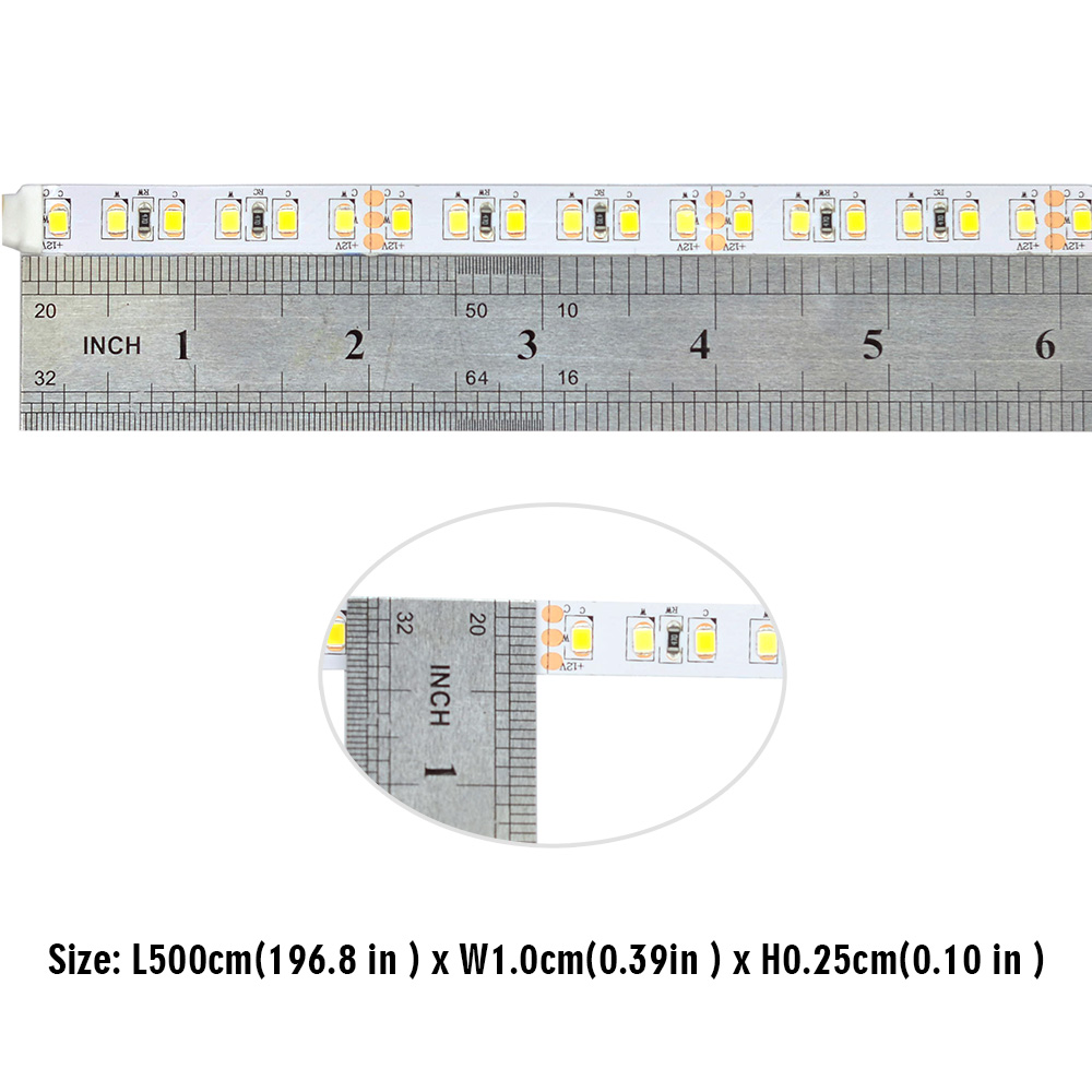 SuperLightingLED 16.4FT/5M Color Temperature Flexible LED Strip Light Kit, 2835SMD 600 LEDs - RF Touch Remote Controller + 8A 12V Power Supply for Home Backlight Lighting and Kitchen Decoration SuperLightingLED 16.4FT/5M Color Temperature Flexible LED Strip Light Kit, 2835SMD 600 LEDs - RF Touch Remote Controller + 8A 12V Power Supply for Home Backlight Lighting and Kitchen Decoration